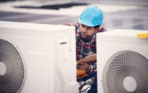 technician checklist and air conditioner inspection | All Around Mechanical